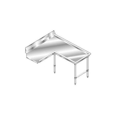 Aero Aerospec SS NSF Clean Island w/ Right Drainboard - 96 x 60 2CDI-R-96